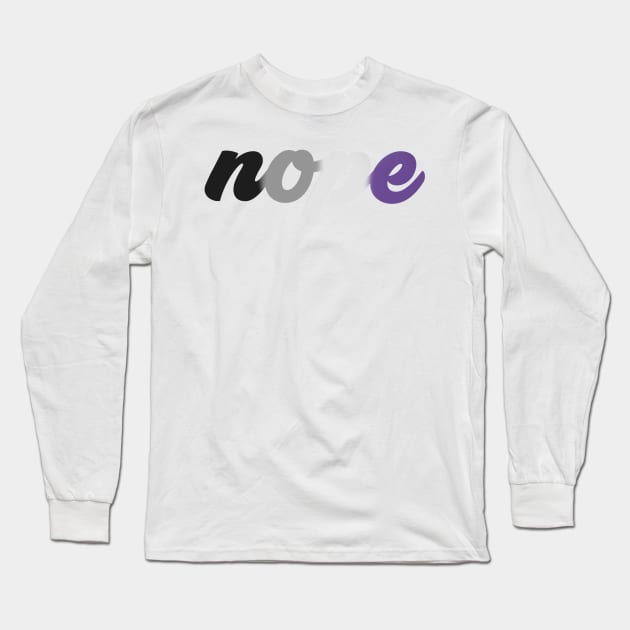 Ace Nope Long Sleeve T-Shirt by sadsquatch